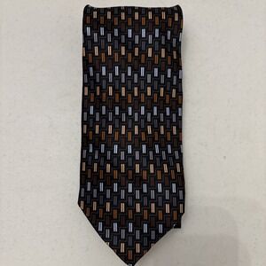 Kilburne & Finch 100%‎ Silk Mens Geometric Necktie Business office Classic